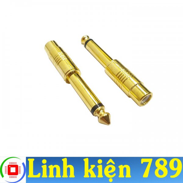 Jack chuyển 6 ly ra AV 6mm ra AV V2 ( 1 cái )